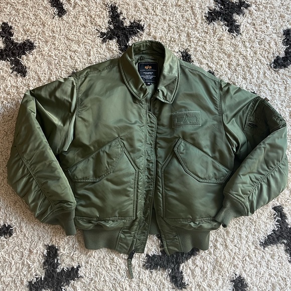 Alpha Industries Other - Alpha Industries CWU-45/P Flight Jacket – Sage Green